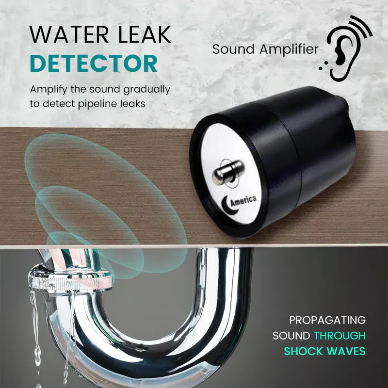 Professional Water Leak Detector with Listening Headset - 2